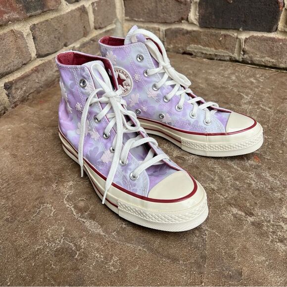 NEW CONVERSE Chuck 70 Rare Desert Floral Textured Print Sz 7 - Picture 2 of 10
